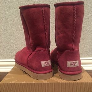 Ugh boots - Classic Short in pink